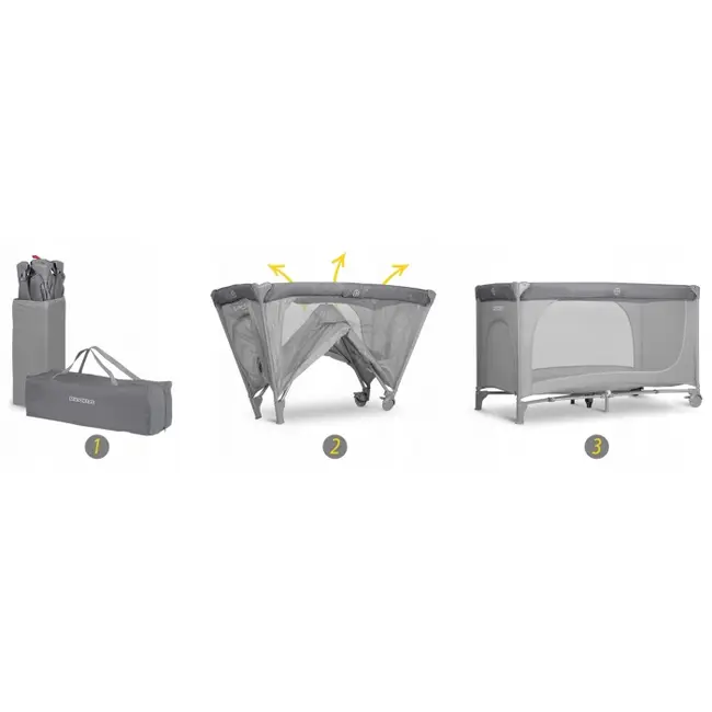 Patut pliabil ricokids rk-240 gri  edeedi724001