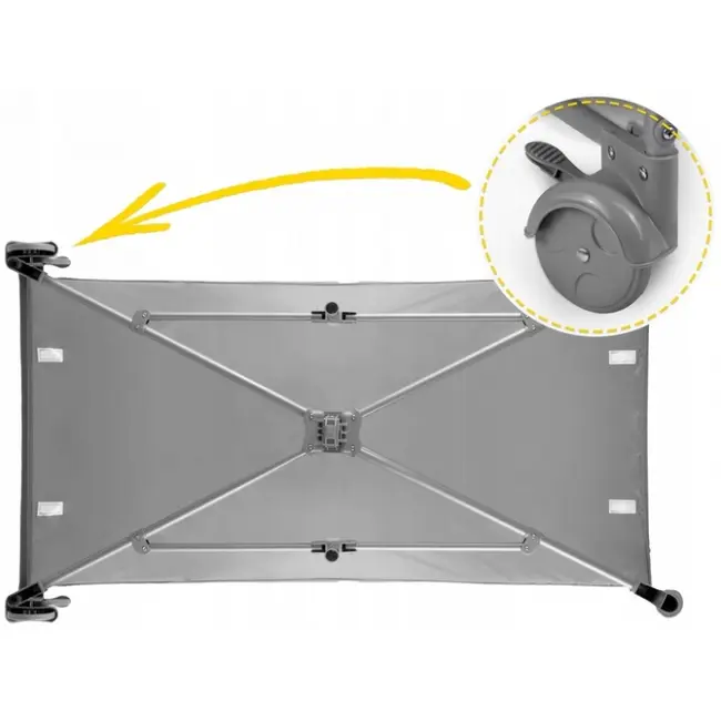 Patut pliabil ricokids rk-240 gri  edeedi724001