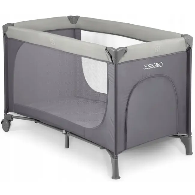 Patut pliabil ricokids rk-240 gri deschis edeedi724000