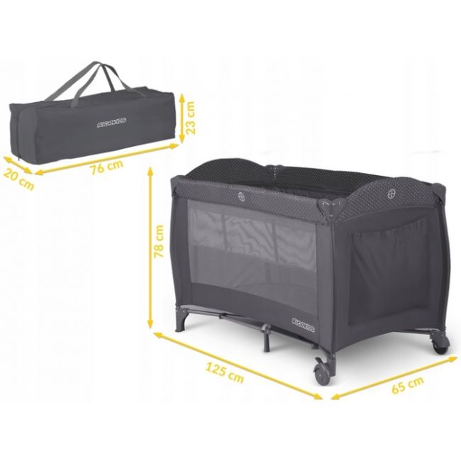 Patut pliabil ricokids rk-242 antracit  edeedi724201