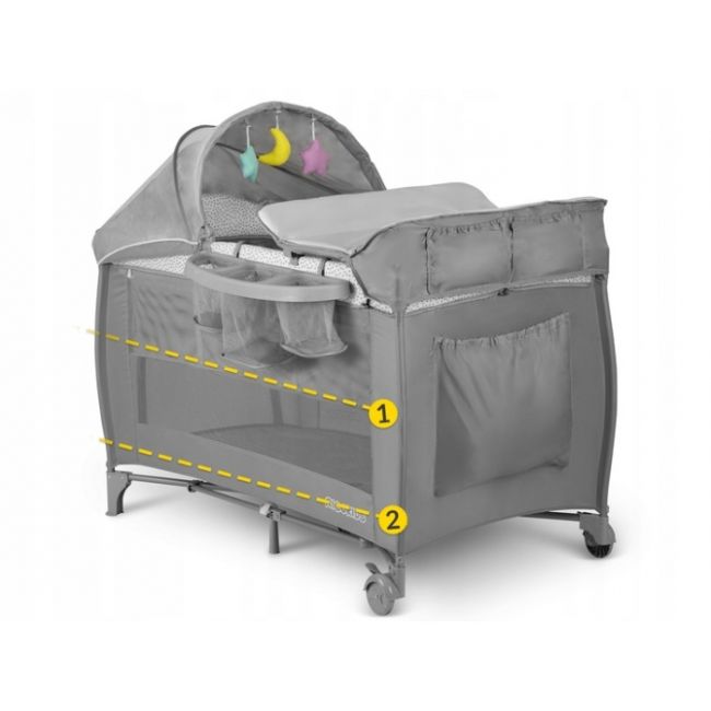 Patut pliabil ricokids rk-242 gri  edeedi724200