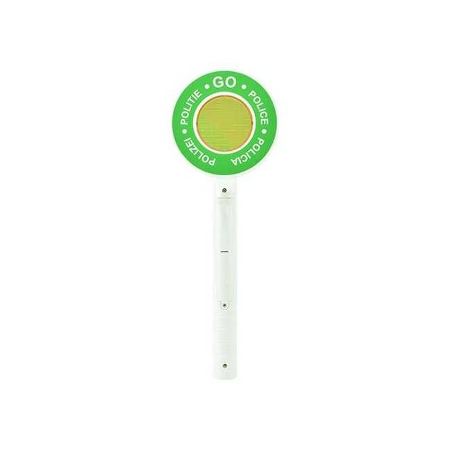Jucarie Semn rutier STOP, cu Lumini, 2 Fete Rosu Verde, 33 cm Toi-Toys TT14863A BBJTT14863A_Alb