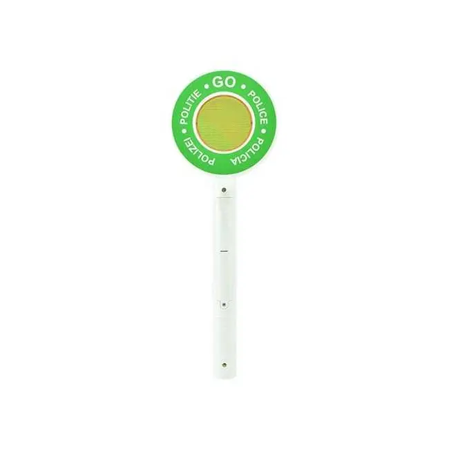 Jucarie Semn rutier STOP, cu Lumini, 2 Fete Rosu Verde, 33 cm Toi-Toys TT14863A BBJTT14863A_Alb