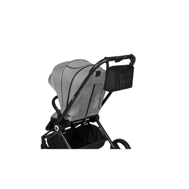 Lionelo - Rucsac pentru mamici, Cu 12 compartimente si salteluta de schimbat, Cu prindere universala de carucior, Impermeabila, 36 x 36 x 23 cm, Negru BYNLO-CUBE_BLACK