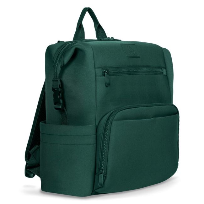 Lionelo - Rucsac pentru mamici, Cu 12 compartimente si salteluta de schimbat, Cu prindere universala de carucior, Impermeabila, 36 x 36 x 23 cm, Verde BYNLO-CUBE_GREEN