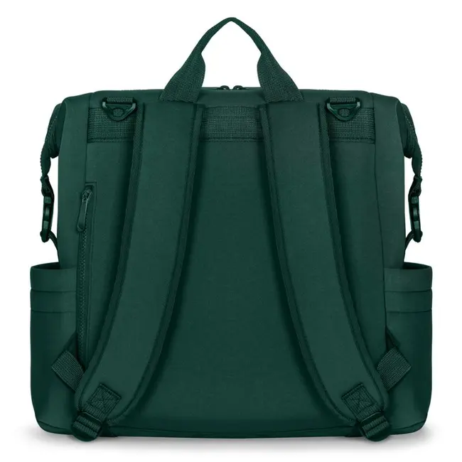 Lionelo - Rucsac pentru mamici, Cu 12 compartimente si salteluta de schimbat, Cu prindere universala de carucior, Impermeabila, 36 x 36 x 23 cm, Verde BYNLO-CUBE_GREEN