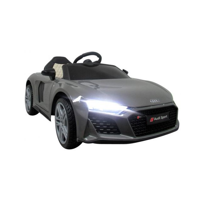 Masinuta electrica cu telecomanda audi r8 - 107 cm r-sport - gri edeedia300gri