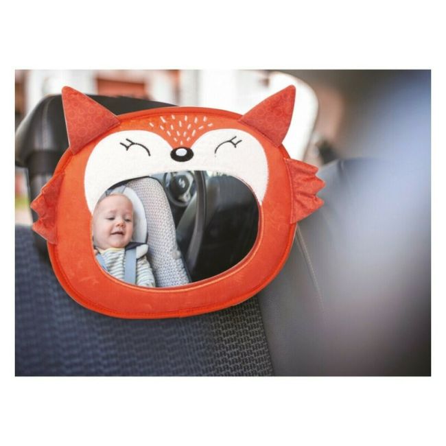 Oglinda auto pentru supraveghere bebelusi, Fox, FreeON, Orange BYN42646