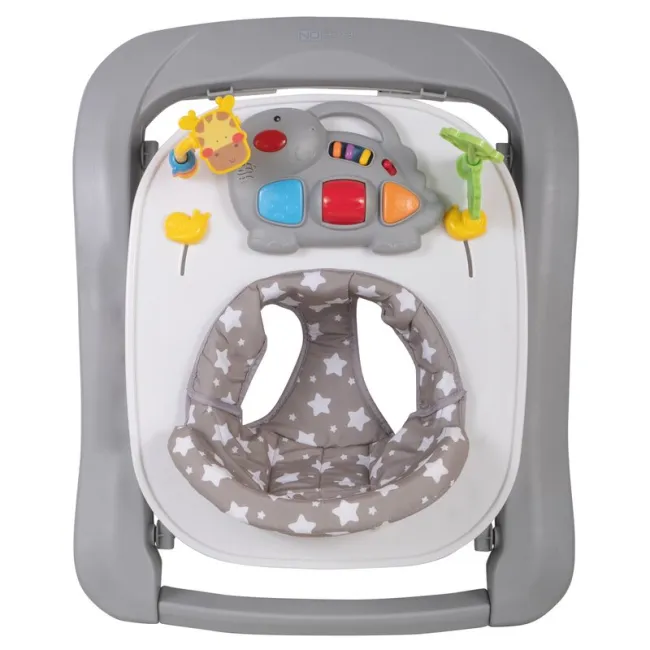 Premergator copii, Walker, Cu muzica si lumini, FreeON, ZOO Grey BYN38275