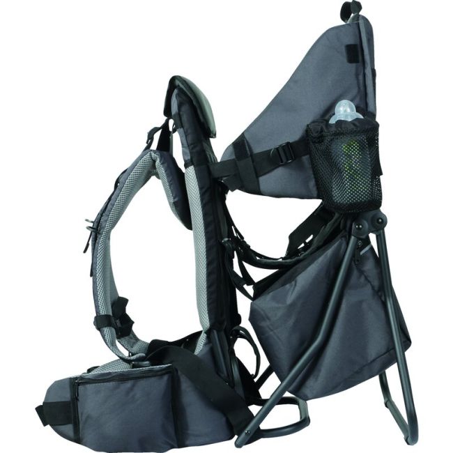 Rucsac pentru transportul copiilor, Cu acoperis, Cu multiple compartimente, Mount, FreeON, 87.5 x 38 x 77 cm, Grey BYN44367