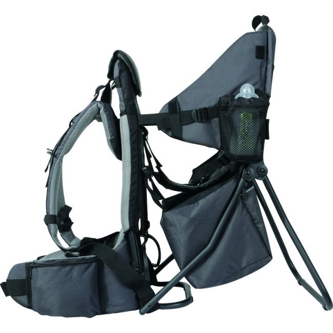 Rucsac pentru transportul copiilor, Cu acoperis, Cu multiple compartimente, Mount, FreeON, 87.5 x 38 x 77 cm, Grey BYN44367