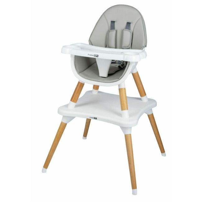 Scaun de masa 3 in 1, Multifunctional, Eos, Cu tavita reglabila si detasabila, FreeON, Grey BYN44275