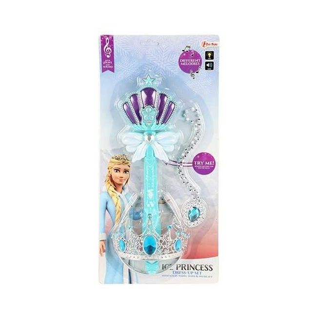 Set Bagheta magica cu sunete si lumini, diadema si colier Toi-Toys TT12545A BBJTT12545A_Initiala