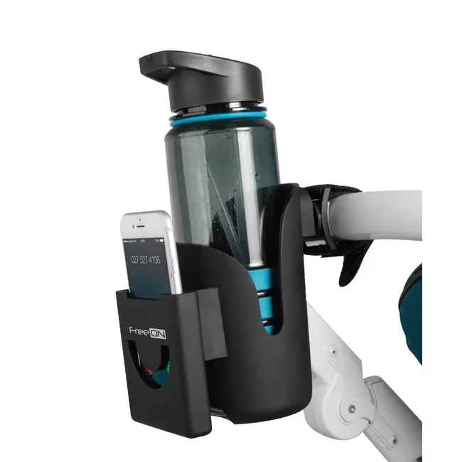 Suport Multifunctional Pahar / Biberon / Telefon pentru Carucior, FreeON, Black BYN45715