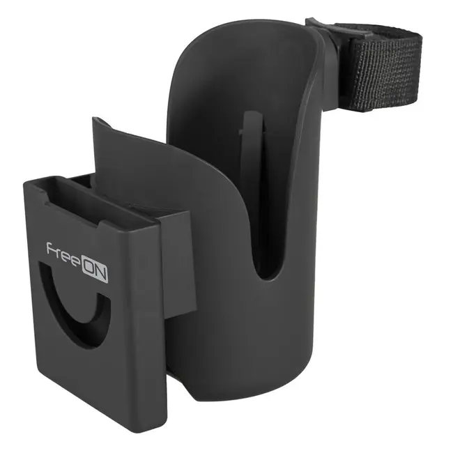 Suport Multifunctional Pahar / Biberon / Telefon pentru Carucior, FreeON, Black BYN45715