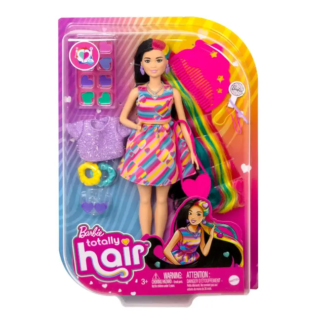 BARBIE TOTALLY HAIR PAPUSA BARBIE BRUNETA VIVMTHCM90