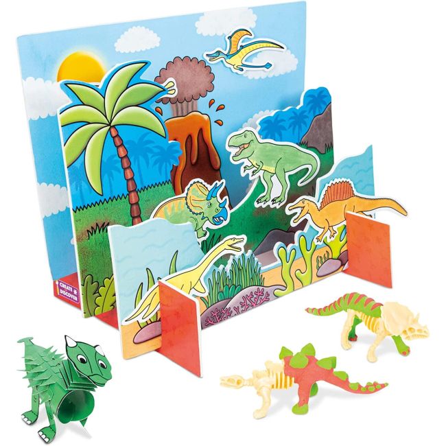 Creeaza si descopera - lumea dinozaurilor