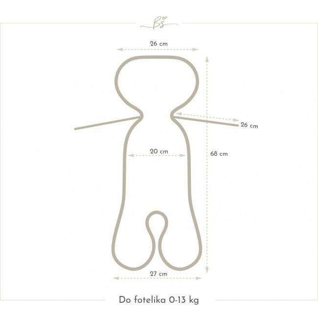 Insert Antitranspiratie Pentru Scaun Auto 3d ,   0-13 Kg Boho Pjbc766
