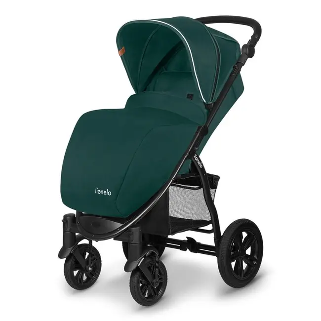 Lionelo - Carucior sport Annet Tour, De la nastere, UPF 50+, Cu maner reglabil, Plasa de tantari, Suport biberon, Saculet pentru picioare, Pana la 22 kg, Verde BYNLO-ANNET_TOUR_GREEN _TURQUOISE