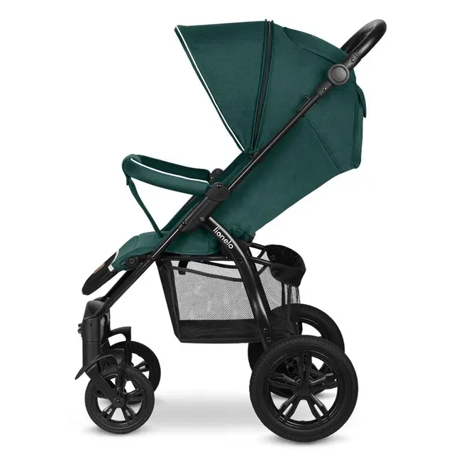 Lionelo - Carucior sport Annet Tour, De la nastere, UPF 50+, Cu maner reglabil, Plasa de tantari, Suport biberon, Saculet pentru picioare, Pana la 22 kg, Verde BYNLO-ANNET_TOUR_GREEN _TURQUOISE