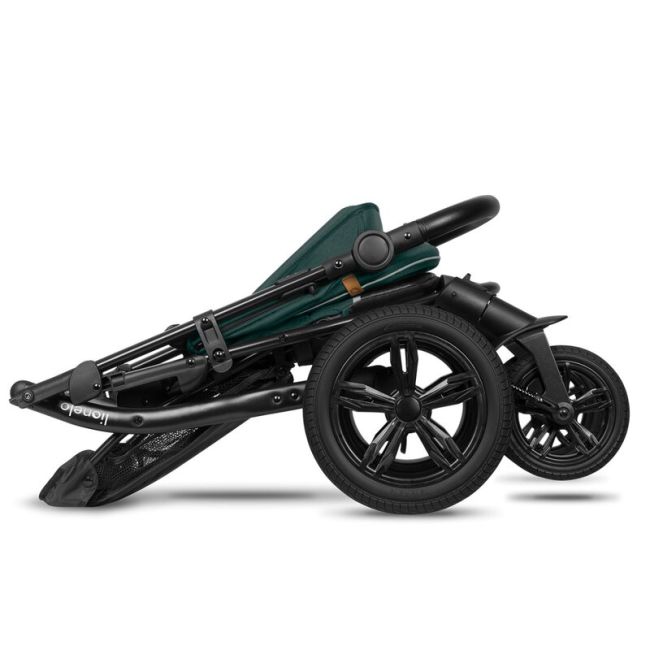 Lionelo - Carucior sport Annet Tour, De la nastere, UPF 50+, Cu maner reglabil, Plasa de tantari, Suport biberon, Saculet pentru picioare, Pana la 22 kg, Verde BYNLO-ANNET_TOUR_GREEN _TURQUOISE