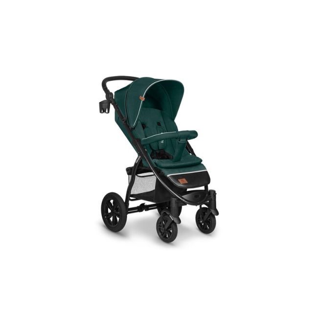 Lionelo - Carucior sport Annet Tour, De la nastere, UPF 50+, Cu maner reglabil, Plasa de tantari, Suport biberon, Saculet pentru picioare, Pana la 22 kg, Verde BYNLO-ANNET_TOUR_GREEN _TURQUOISE