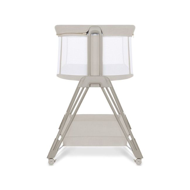 Lionelo - Patut co-sleeper Luna, 2 in 1, Cu setare unghiulara, Cu roti, Reglabil in 6 pozitii pe inaltime, Bej BYNLO-LUNA_BEIGE_SAND