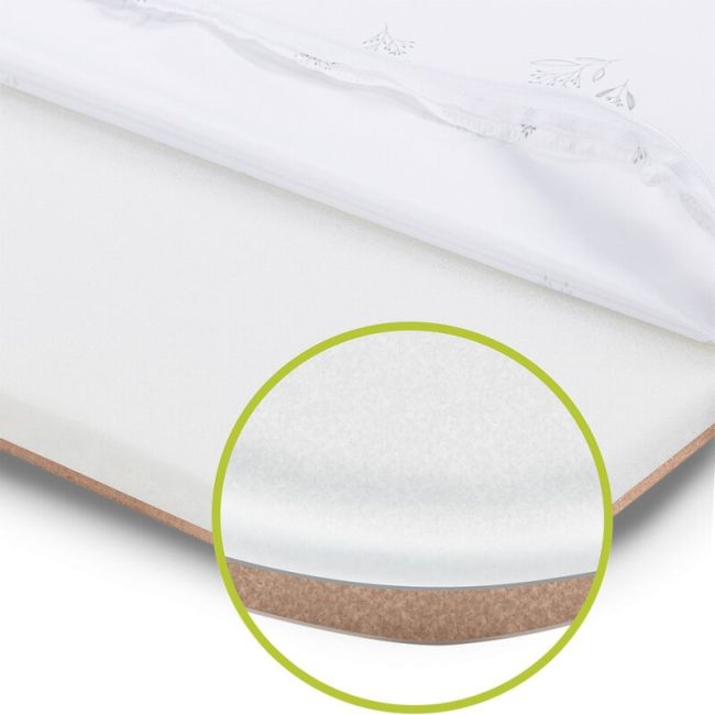 Lionelo - Patut co-sleeper Luna, 2 in 1, Cu setare unghiulara, Cu roti, Reglabil in 6 pozitii pe inaltime, Bej BYNLO-LUNA_BEIGE_SAND