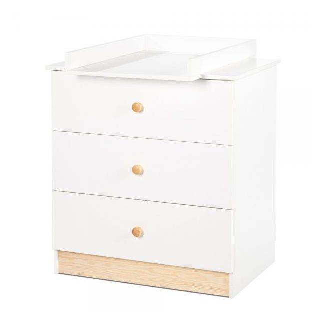 Mobilier camera copii si bebelusi KLUPS Willy alb-natur 00086374