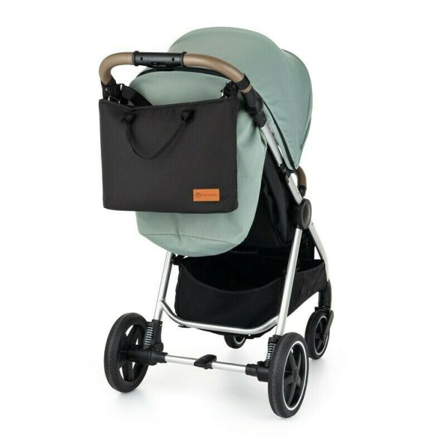 Petite&Mars - Geanta pentru mamici, Impermeabila, Cu 4 compartimente, 45 x 30 x 12 cm, Negru BYN505900
