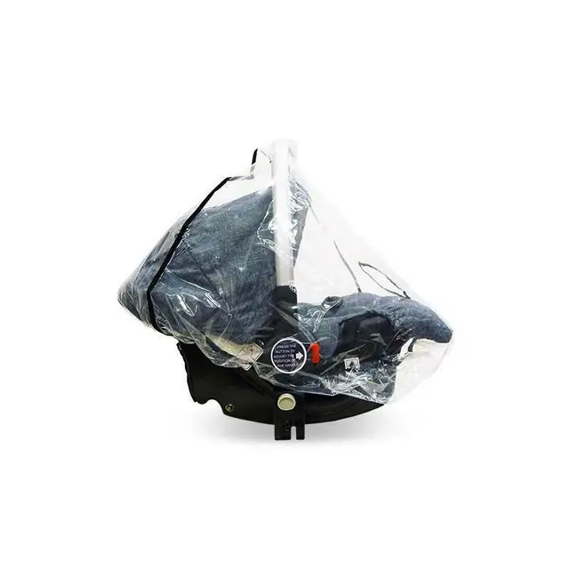Petite&Mars - Husa de ploaie universala, Pentru scaunele auto 0-13 kg, Din folie moale, Durabila, De 0,1 microni, 50 x 60 x 70 cm BYN140