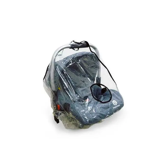 Petite&Mars - Husa de ploaie universala, Pentru scaunele auto 0-13 kg, Din folie moale, Durabila, De 0,1 microni, 50 x 60 x 70 cm BYN140