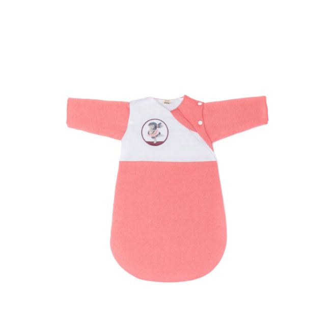 Sac de dormit cu maneca nou nascut 55 cm Bunny pink Fillikid KRS2980-02