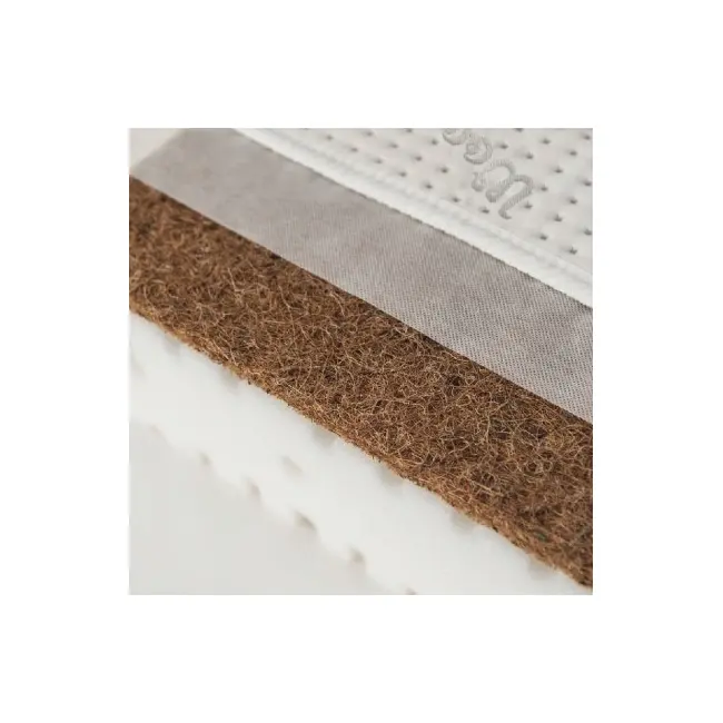 Saltea Pentru Copii, Fata Dubla, Spuma Pur Profilata Si Strat Nuca De Cocos Latexat, Husa 360, Tencel Cu Fibre De Viscoza Si Ioni De Argint Antibacteriana, 120x60x9 Cm, High Natural Pjbmattress_highpremium120