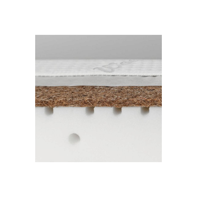Saltea Pentru Copii, Fata Dubla, Spuma Pur Profilata Si Strat Nuca De Cocos Latexat, Husa 360, Tencel Cu Fibre De Viscoza Si Ioni De Argint Antibacteriana, 120x60x9 Cm, High Natural Pjbmattress_highpremium120