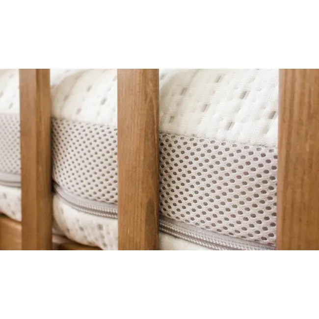 Saltea Pentru Copii, Fata Dubla, Spuma Pur Profilata Si Strat Nuca De Cocos Latexat, Husa 360, Tencel Cu Fibre De Viscoza Si Ioni De Argint Antibacteriana, 120x60x9 Cm, High Natural Pjbmattress_highpremium120