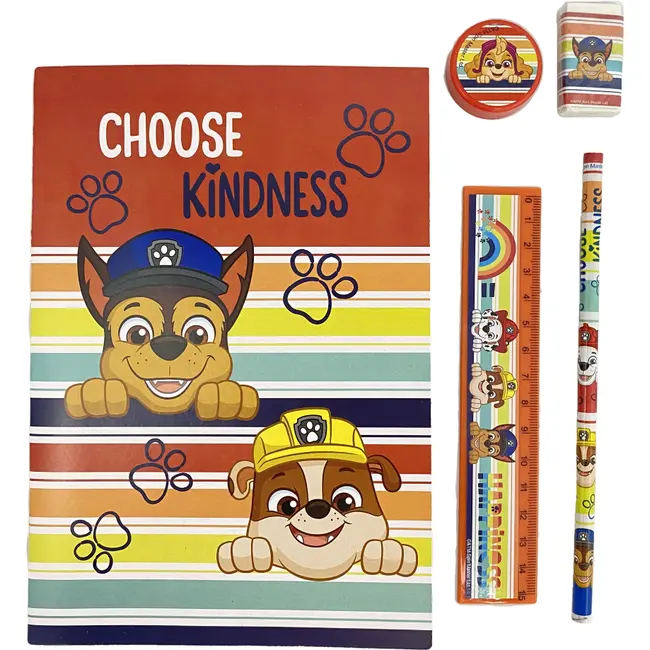 Set 5 rechizie Paw Patrol Choose Kindness SunCity EWA19776PW BBJEWA19776PW_Initiala