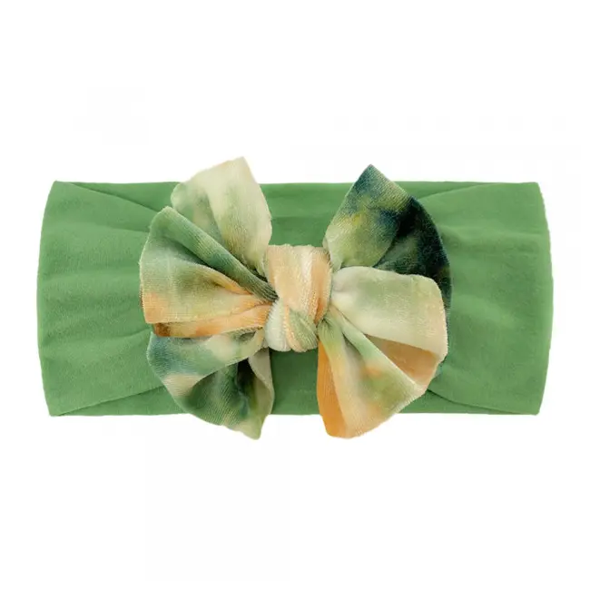 Bentita lata cu fundita din catifea MBx-21092-R20