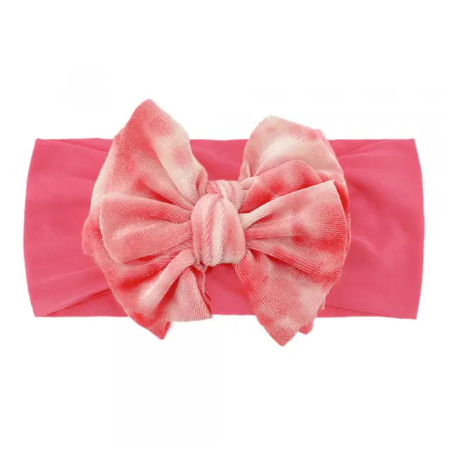 Bentita lata cu fundita din catifea MBx-21092-R20