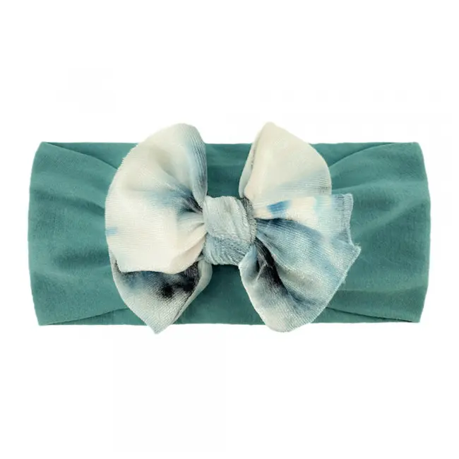 Bentita lata cu fundita din catifea MBx-21092-R20