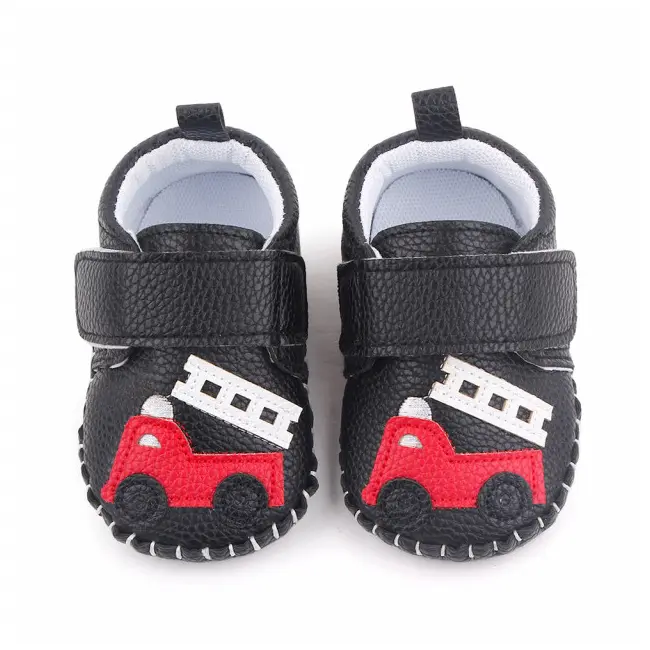 Pantofiori negri pentru baietei - masinuta (marime disponibila: 9-12 luni (marimea 20 incaltaminte)) mbd2659-1-p9.9-12 luni (marimea 20 incaltaminte)