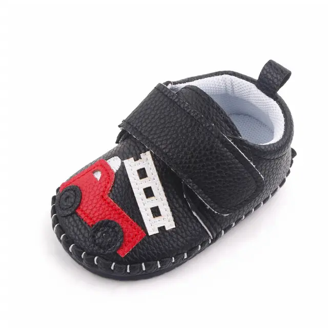 Pantofiori negri pentru baietei - masinuta (marime disponibila: 9-12 luni (marimea 20 incaltaminte)) mbd2659-1-p9.9-12 luni (marimea 20 incaltaminte)