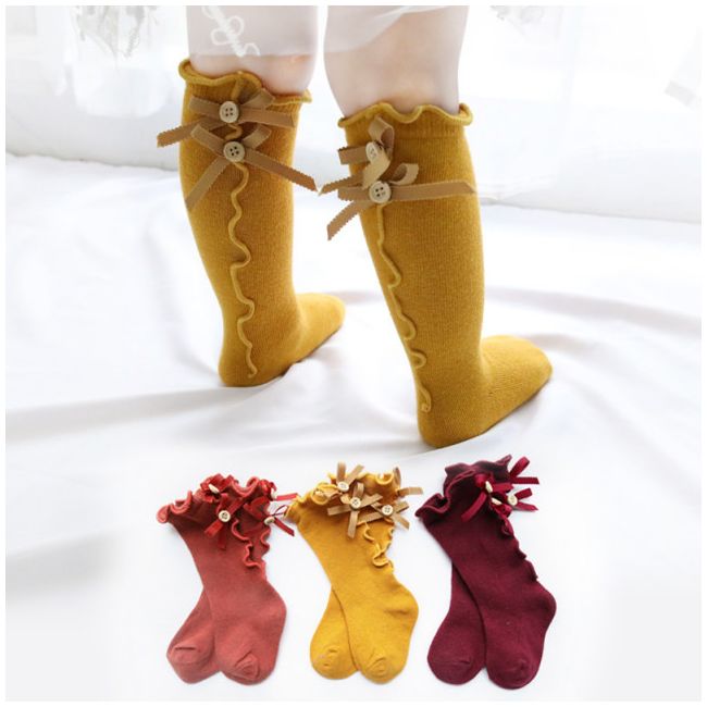 Sosete trei sferturi cu nasturei si fundite ADSKK100-C3