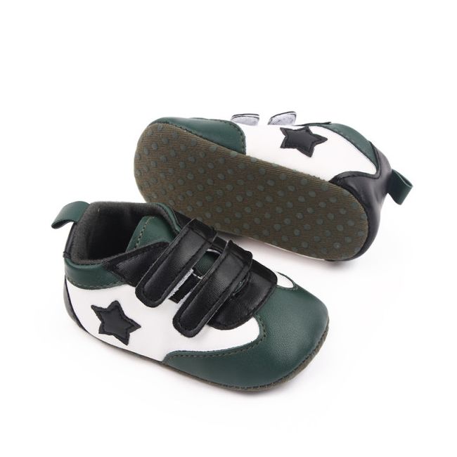 Adidasi albi cu verde - Steluta LIBC888-2-p13