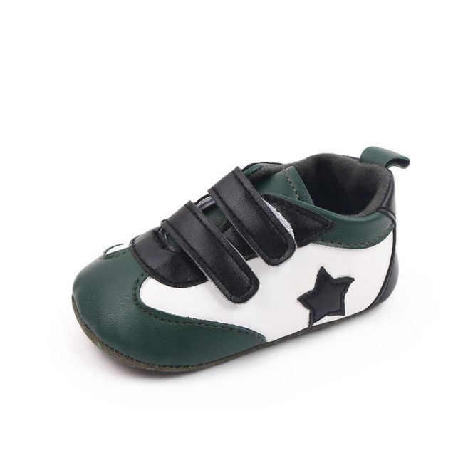 Adidasi albi cu verde - Steluta LIBC888-2-p13
