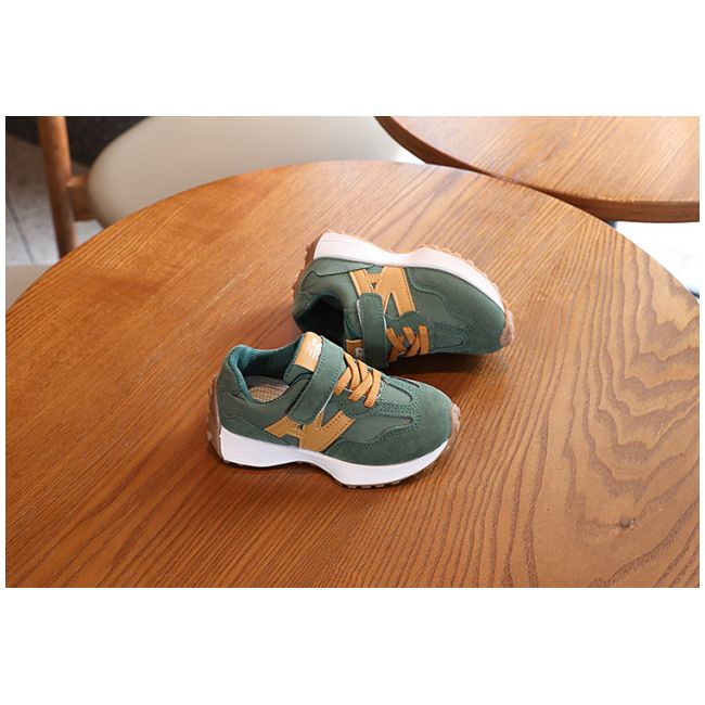 Adidasi verzi cu insertii portocalii (marime disponibila: marimea 25) mbyy-321-1-sa43.marimea 25