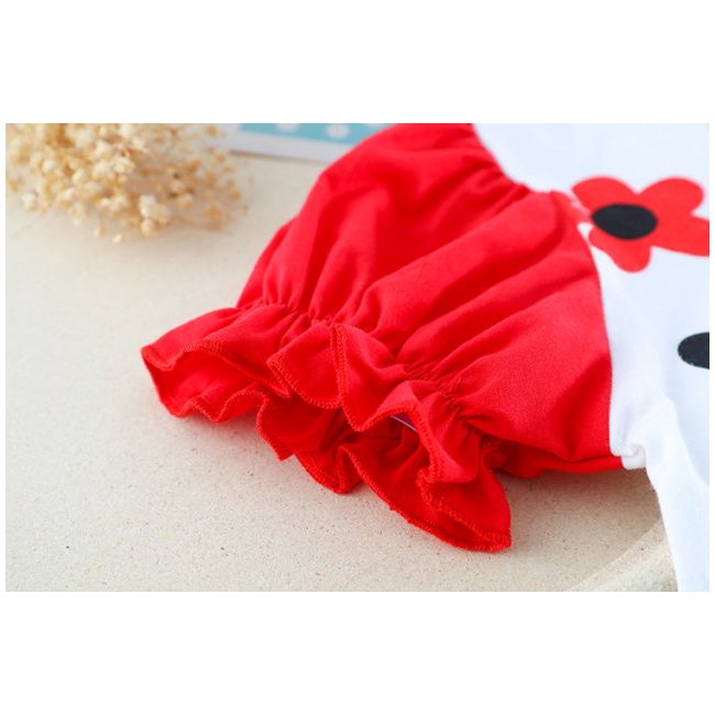 Costumas cu bluzita cu flori rosii si pantalonasi din blugi (marime disponibila: 6-9 luni (marimea 19 incaltaminte)) mbxq1895-1-dg.6-9 luni (marimea 19 incaltaminte)