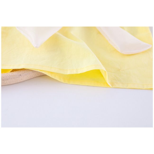 Costumas cu bluzita galbena si fundita din organza (marime disponibila: 3 ani) mdxq1937-1-dg.3 ani
