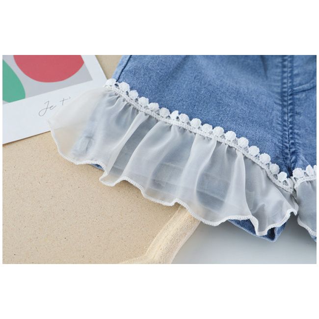 Costumas cu bluzita galbena si fundita din organza (marime disponibila: 3 ani) mdxq1937-1-dg.3 ani