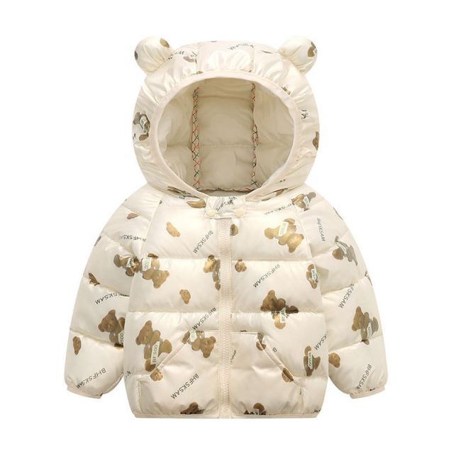 Geaca din fas ivoire pentru copii - Teddy MDTLYR05-5-sc
